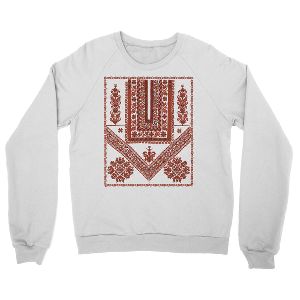 Classic Ramallah Qabbeh Tatreez Crewneck Sweatshirt