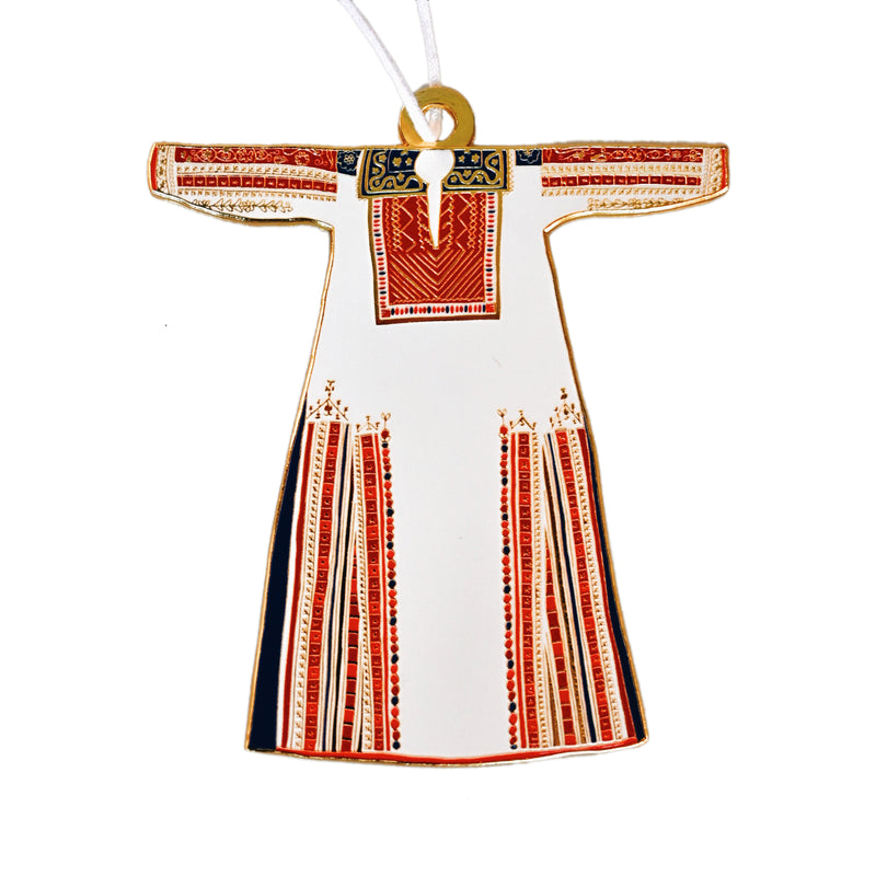 Golden Thobe of Yaffa Holiday Ornament