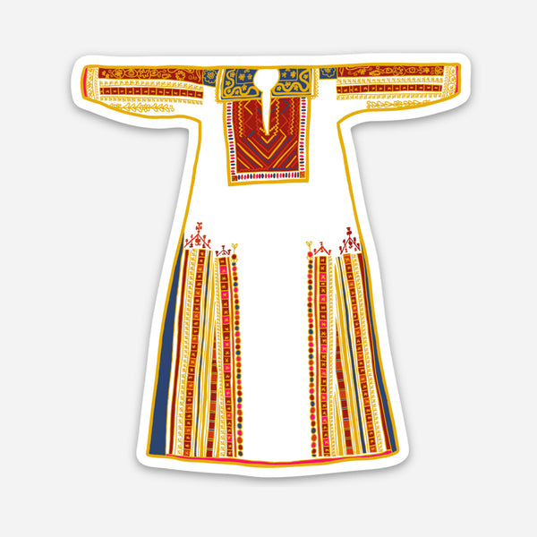 Thobe of Yaffa Sticker